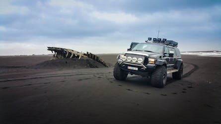 Safari privado para Eyjafjallajökull e praia negra